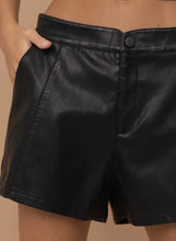 Load image into Gallery viewer, Black Leather Shorts
