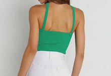 Load image into Gallery viewer, Green Halter Top
